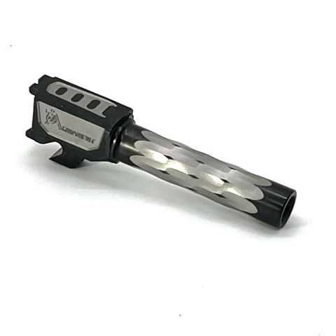 P320 Spiral Fluted Barrel 3.9" - Blacknitride 2-tone 9mm